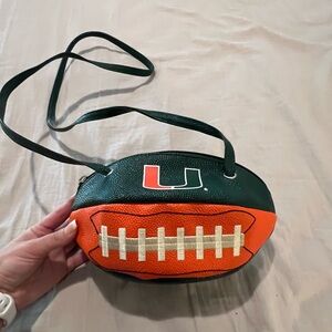 Miami Hurricanes Football Purse